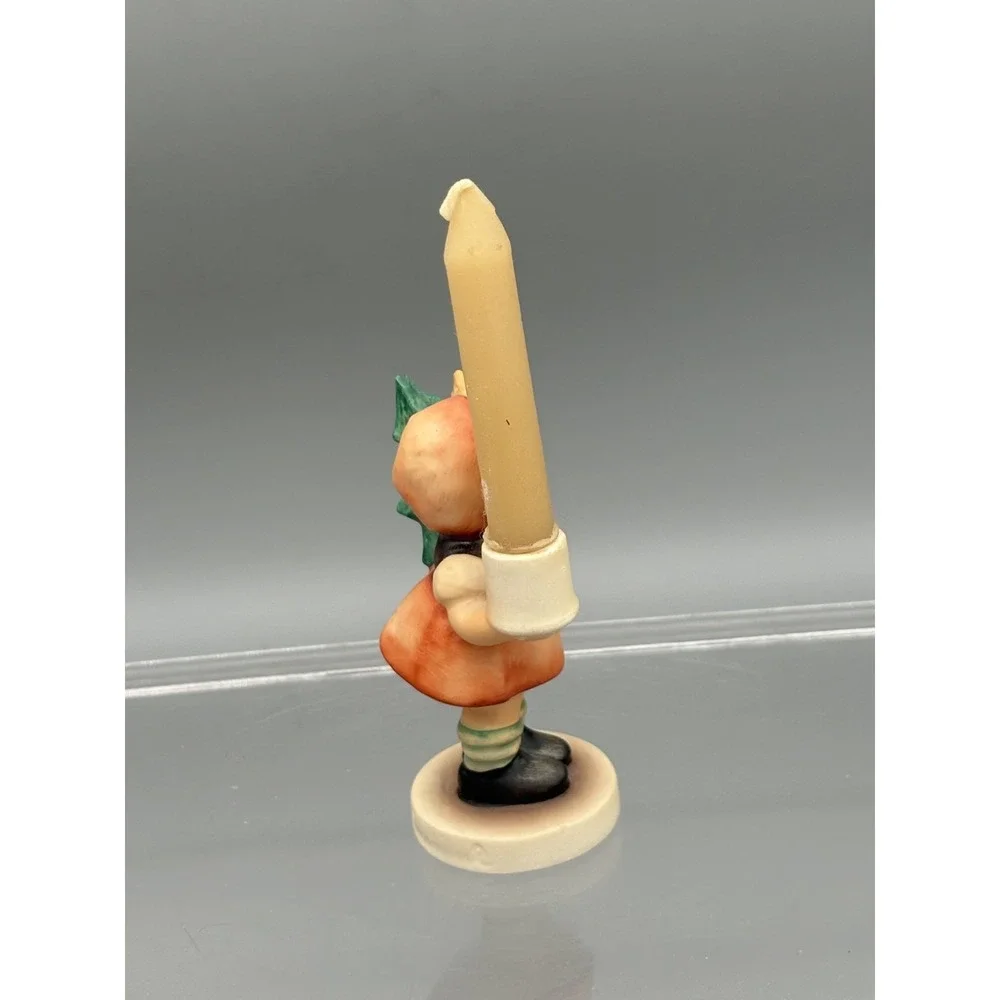 Goebel Hummel Figurine #116 Girl With Fir Tree Candle Holder W. Germany Statue‎